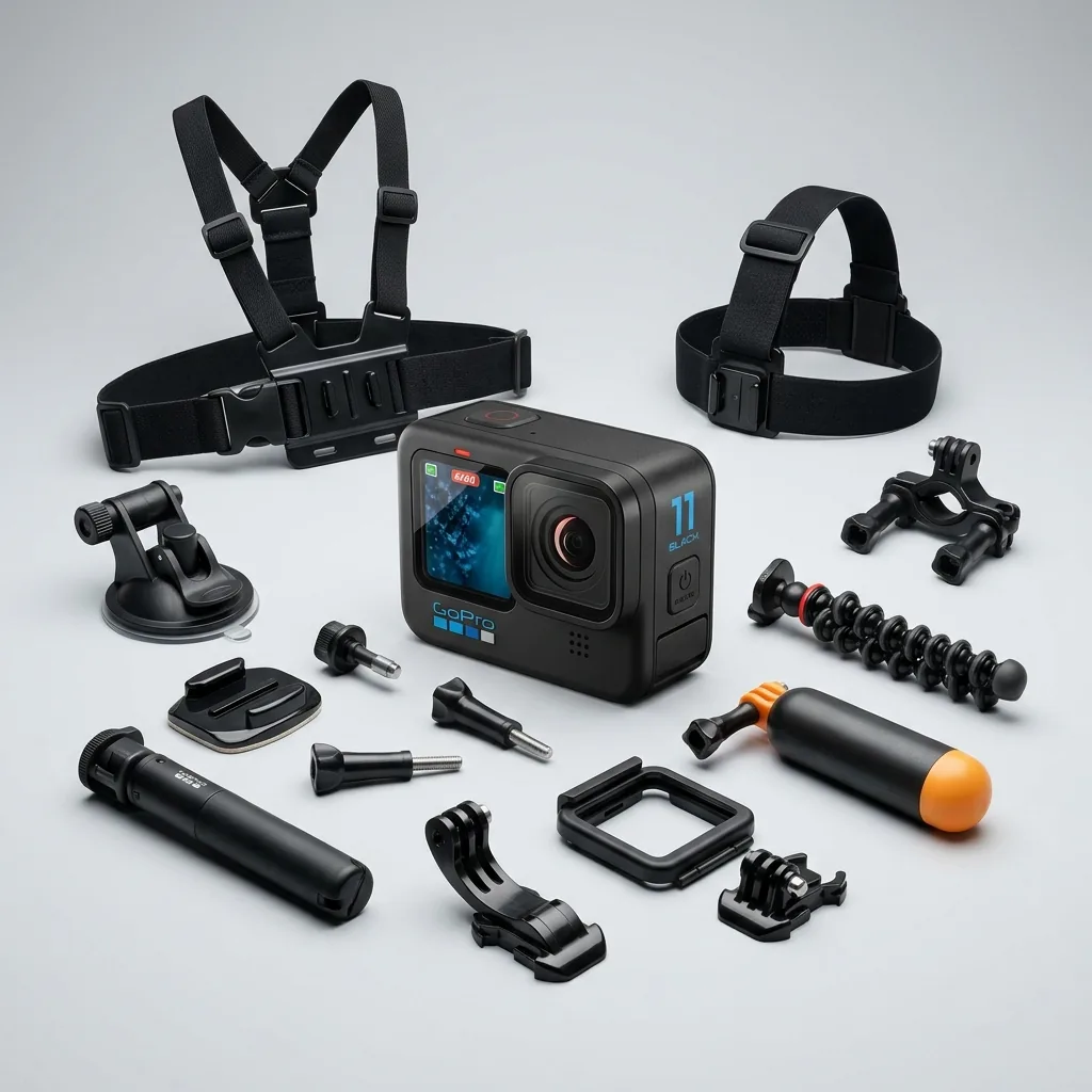 Verhuur van actiecamera’s met accessoires bij Cagliari