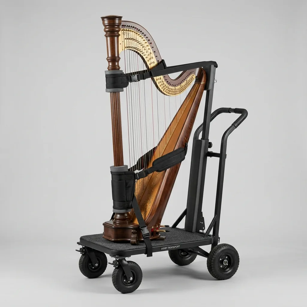 Harptransportwagen huren in Cagliari (harp, instrumenten, concerten, evenementen)