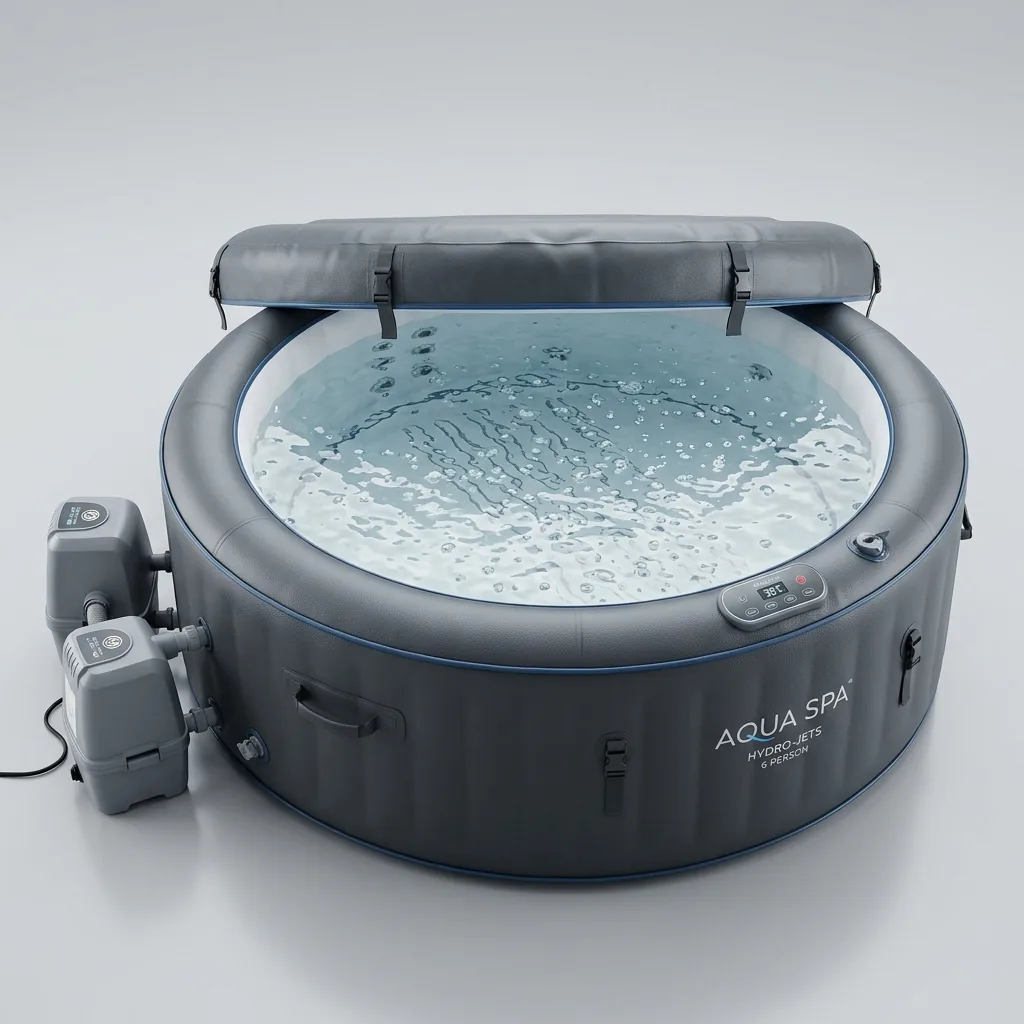 Verhuur van opblaasbare hydromassage buiten in Cagliari