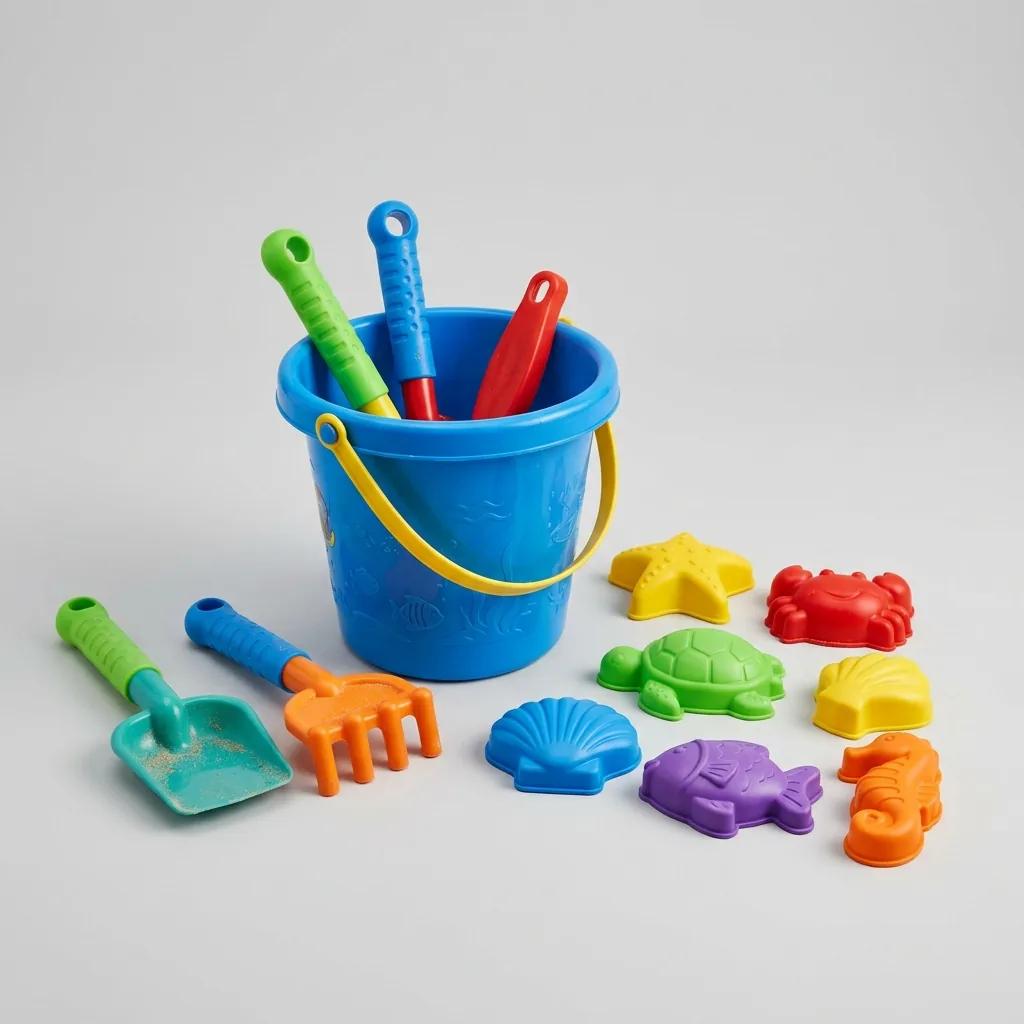 Verhuur van kinderstrandkit met anti-UV-tent in Cagliari
