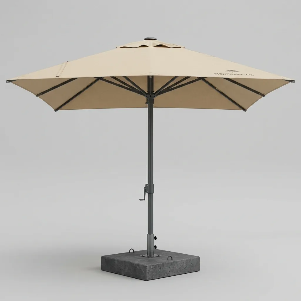 Grote parasol voor evenementen huren in Cagliari