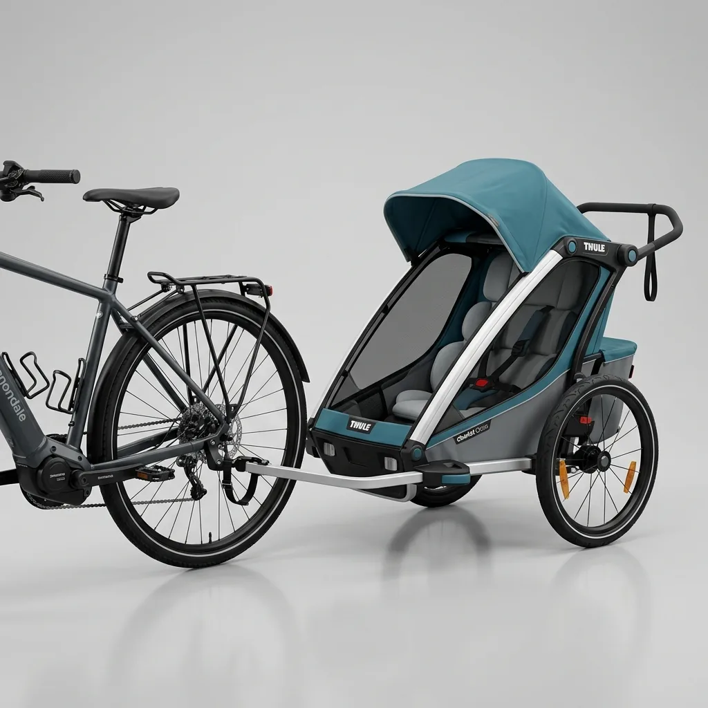 Kinderfietskar en trolley verhuur in Cagliari