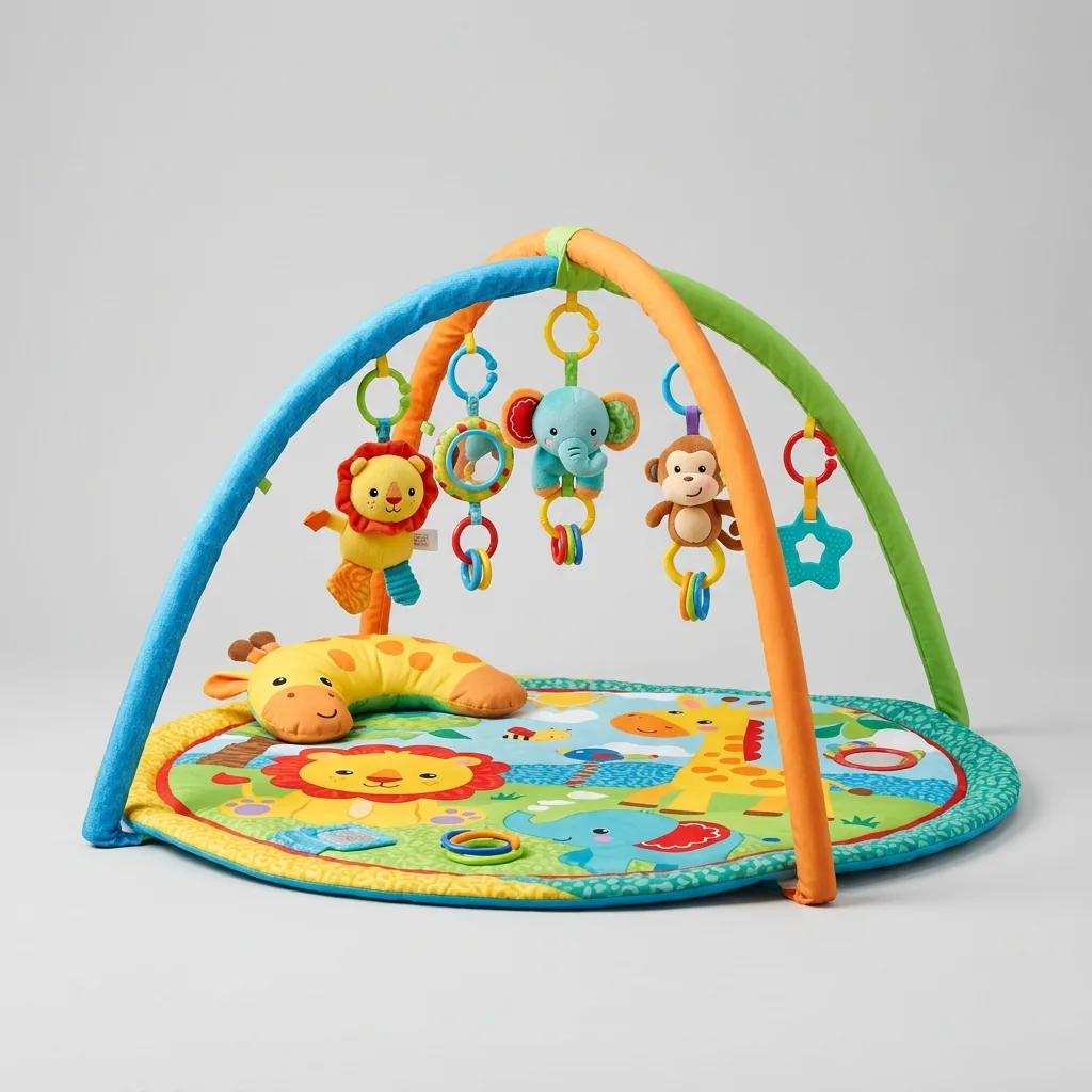 Verhuur van speelkleed en babygym in Cagliari