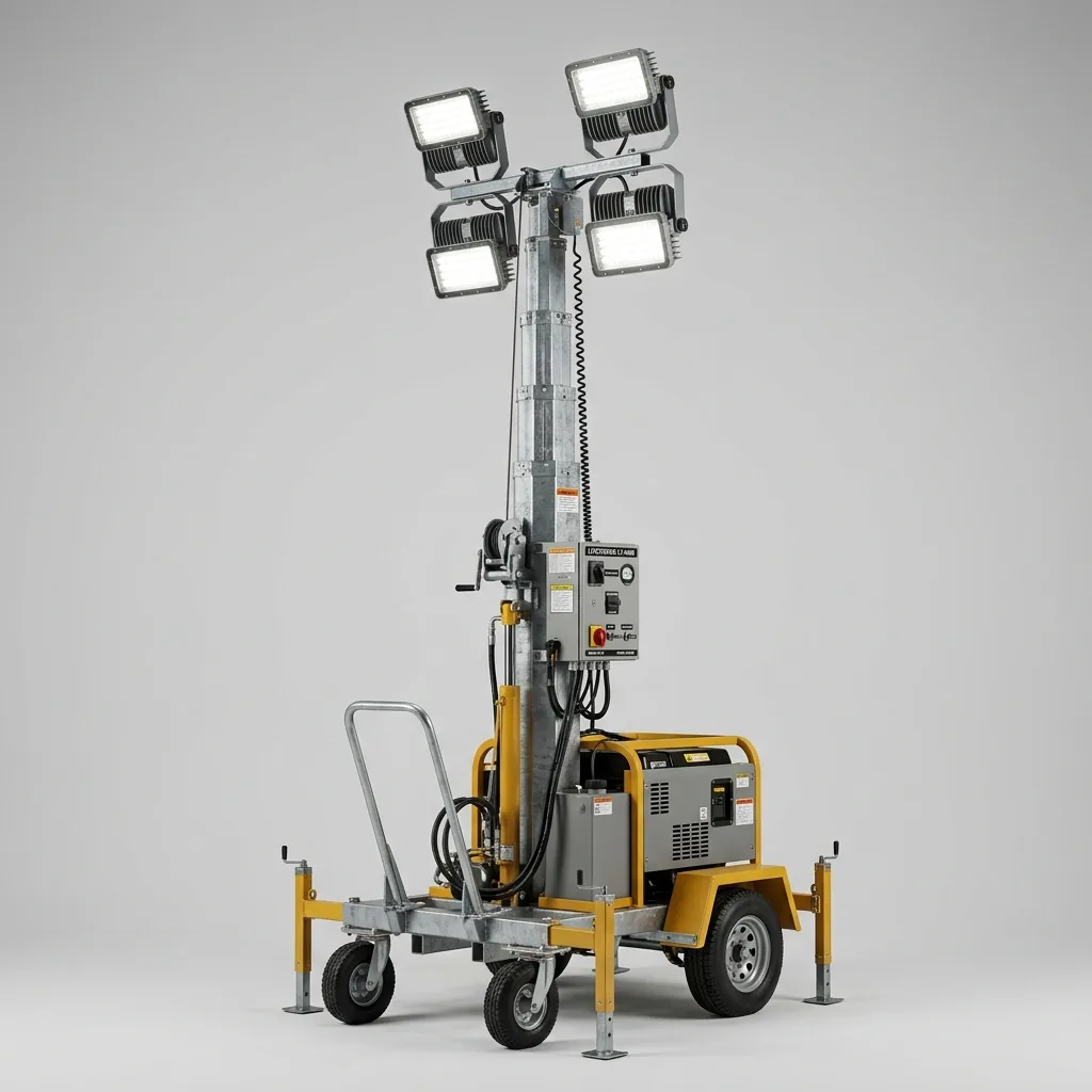 Verhuur van LED-lichtmasten in Cagliari